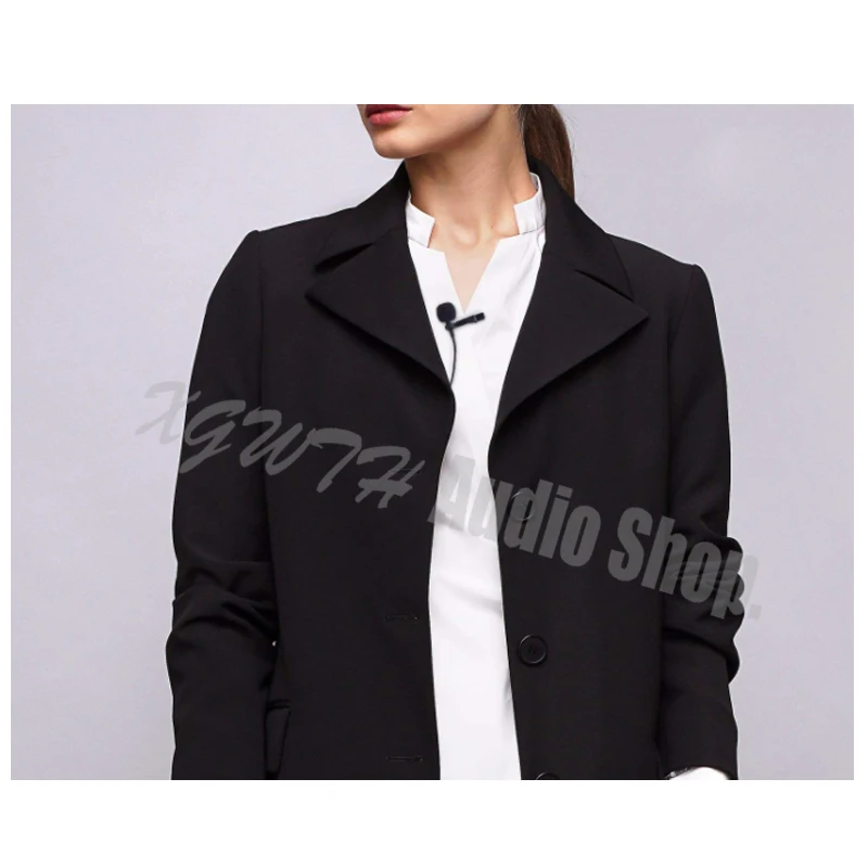 Горячая продажа мини петличный конденсаторный микрофон с отворотом легким