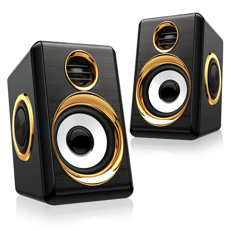 Игровые колонки микрофон USB компьютер телефон сабвуфер HiFi тяжелый бас аудио ноутбук Настольный HiFi тяжелый бас объемный звук музыка