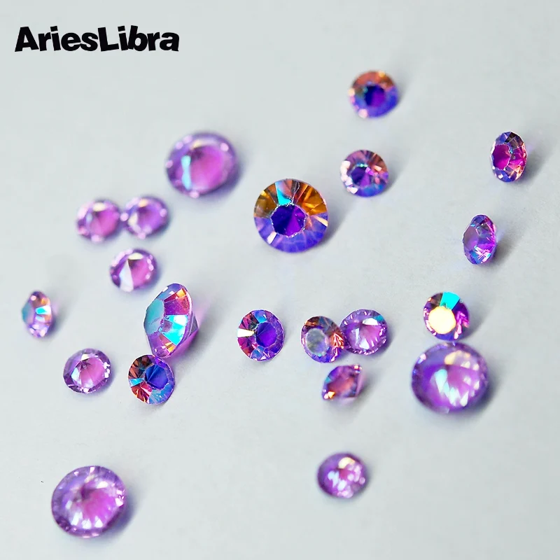 AriesLibra AB Красочные конусные формы украшения для ногтей Дизайн ногтей Стразы Аксессуары для маникюра Инструменты для дизайна ногтей