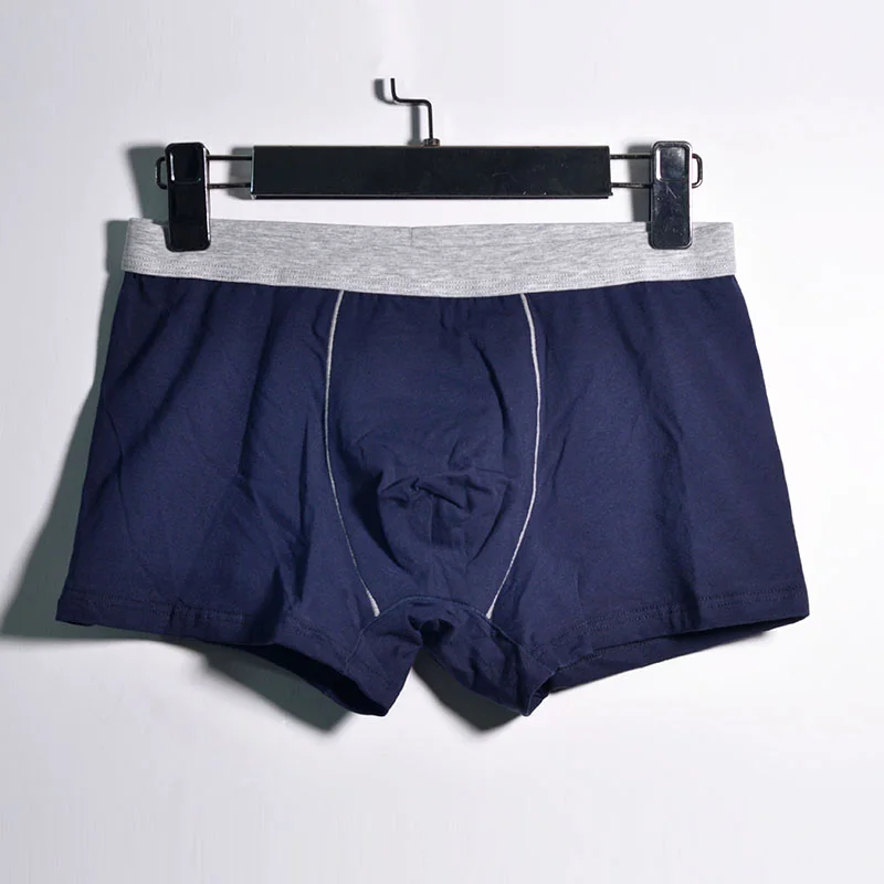 2pcs-navy Мужские боксеры, 365 хлопок, боксеры, шорты размера плюс 4XL, Брендовое нижнее белье для мужчин, Cueca, трусы боксеры, Calvn, трусы для мужчин, 2 шт./лот - Цвет: 2pcs-navy