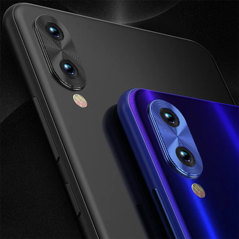 Роскошный протектор объектива камеры для Xiaomi Redmi 7 металлический задний