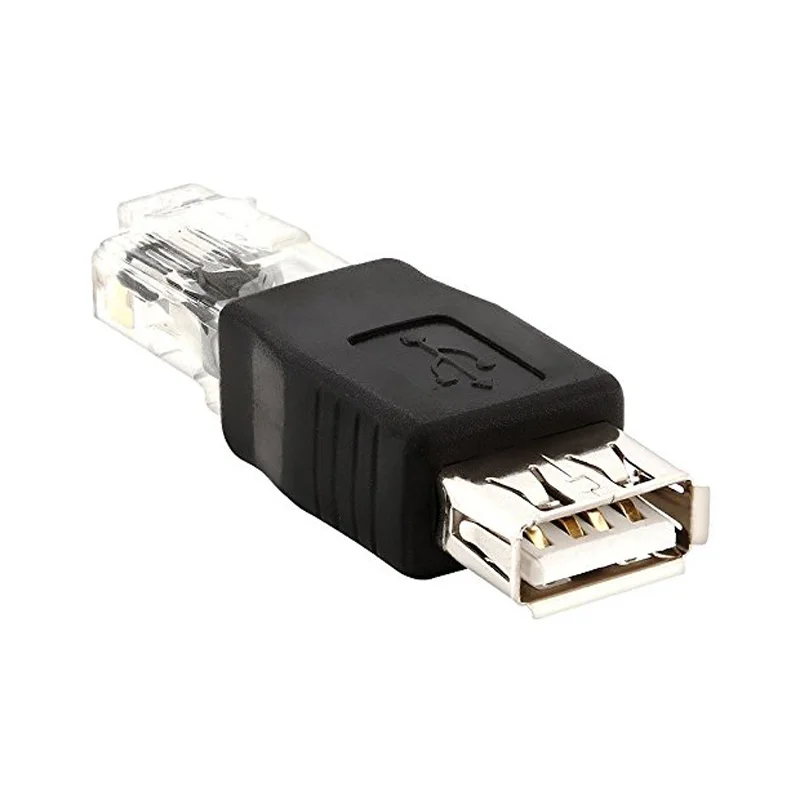 USB Type A 2 0 гнездовой разъем Ethernet штекер адаптер конвертер Разъем Новое