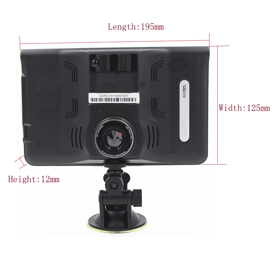 Anfilite 7 inch 800*480 Android 16gb Dual-Core Car DVR GPS Navigation Radar Detector Truck vehicle navigator Rear view camera | Автомобили