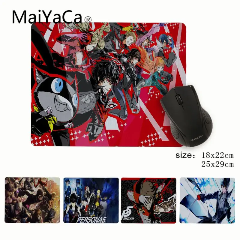 

MaiYaCa Hot Sales persona 5 anime game Customized MousePads Computer Laptop Anime Mouse Mat Rubber PC Computer Gaming mousepad