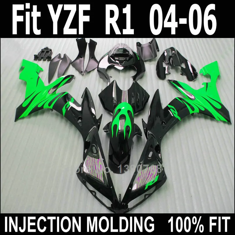 

Комплект обтекателей для Yamaha YZF R1 04 05 06 YZFR1 2004 2005 2006 LV40