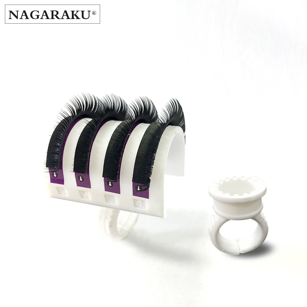 NAGARAKU 5 шт. в партии наращивание ресниц u образный держатель клеевые кольца