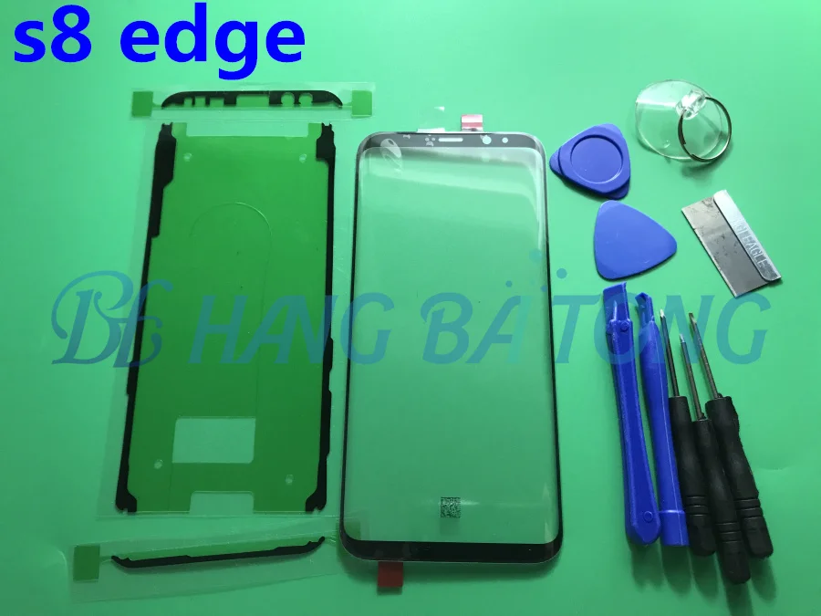 Оригинальное Сменное внешнее стекло для samsung Galaxy S8 G950 G950F 5,8 ''ЖК-дисплей сенсорный экран Переднее стекло Внешний объектив