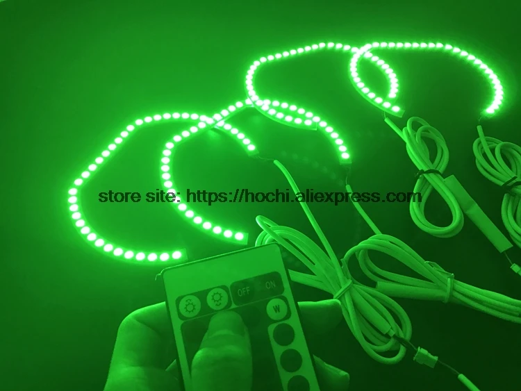 HochiTech RGB разноцветный светодиодный комплект колец ангельские глазки суперяркий