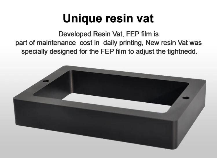 Wanhao D7 плюс 3d принтер DLP SLA lcd сенсорный экран 250 мл УФ Смола& FEP пленка бесплатно