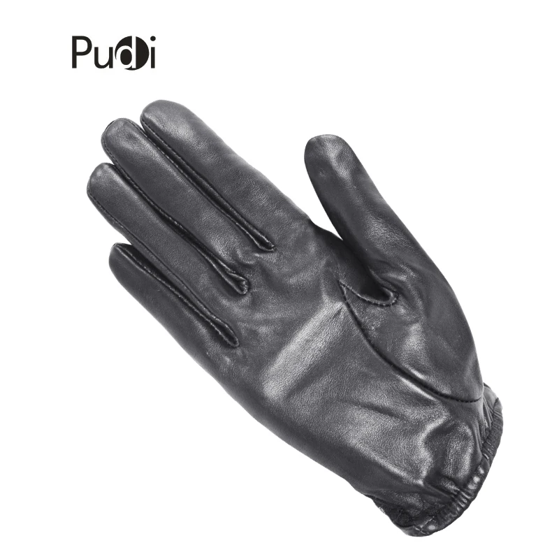 Перчатки женские из натуральной овечьей кожи с кружевом PUDI GL825 | Аксессуары для