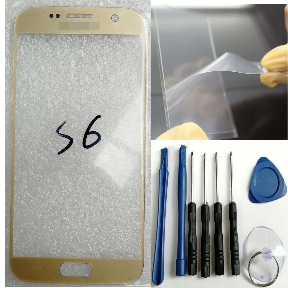 Shyueda 100% новый + OCA инструмент для S6 G920F G920FD G920FQ G920I G920A G920T G920S/K Samsung Galaxy внешний