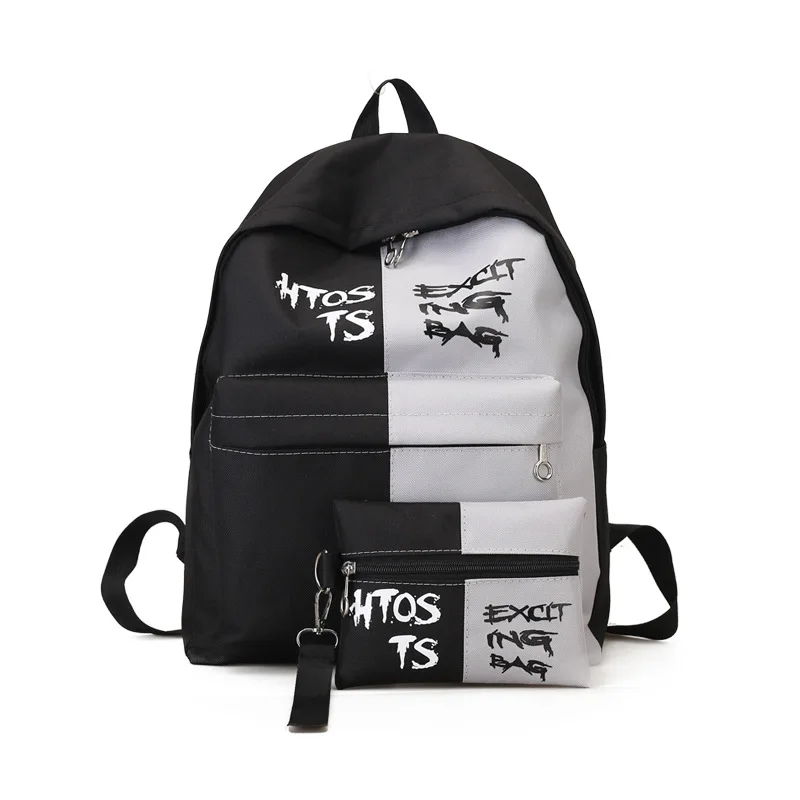 Водонепроницаемый нейлоновый женский рюкзак однотонные японские рюкзаки