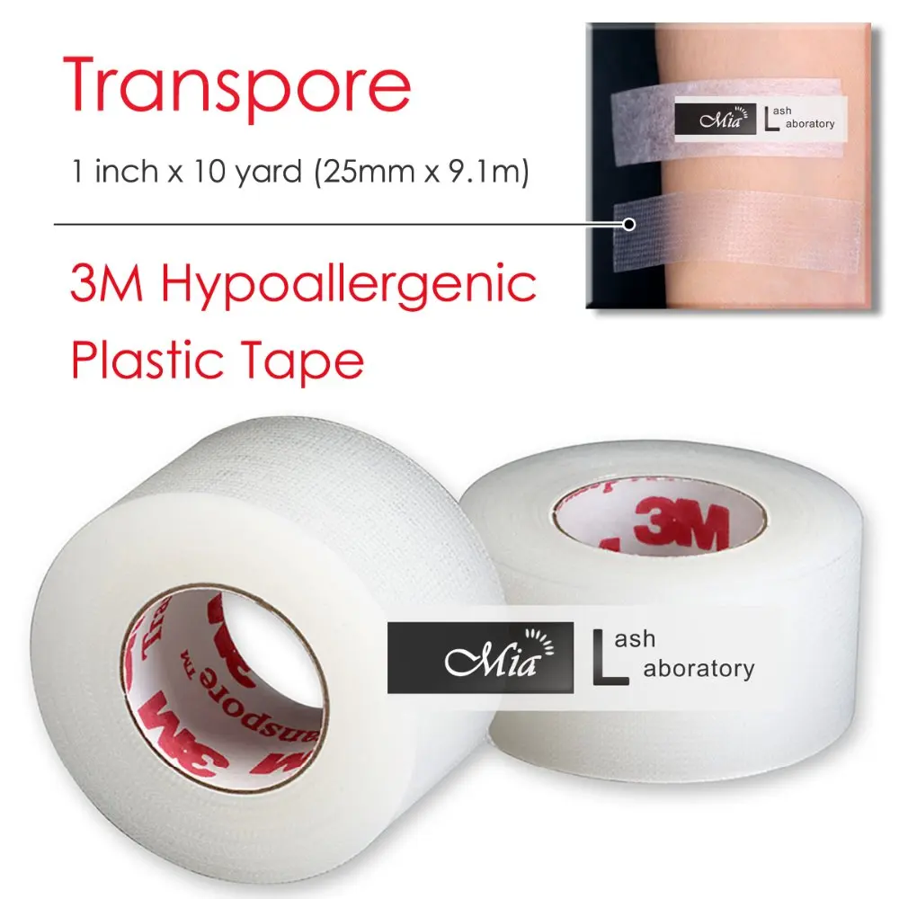 [1 ''] прозрачная медицинская дышащая ткань Transpore 3M лента для ресниц Extension |