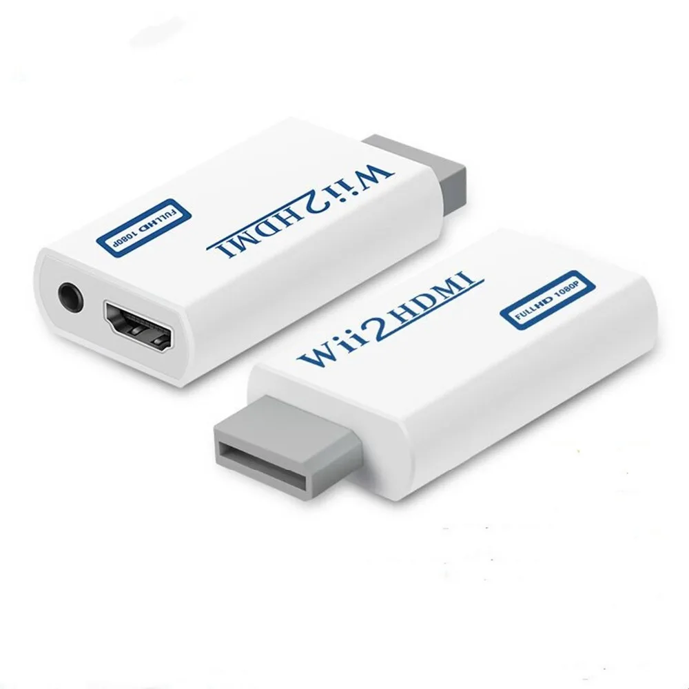 Для wii HDMI совместимый адаптер Wii2HDMI с 3 5 мм аудио и видеовыходом автоматический