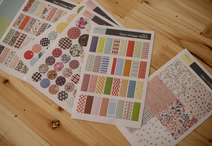 6 шт. винтажные декоративные этикетки в сельском стиле наклейки фото рамка Декор