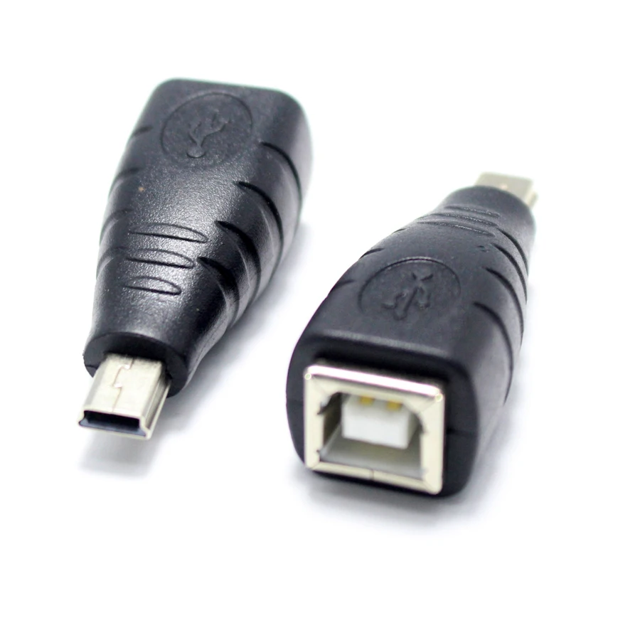 1 шт. мини USB штекер для принтера Тип B Женский Разъем разъем подключения питания