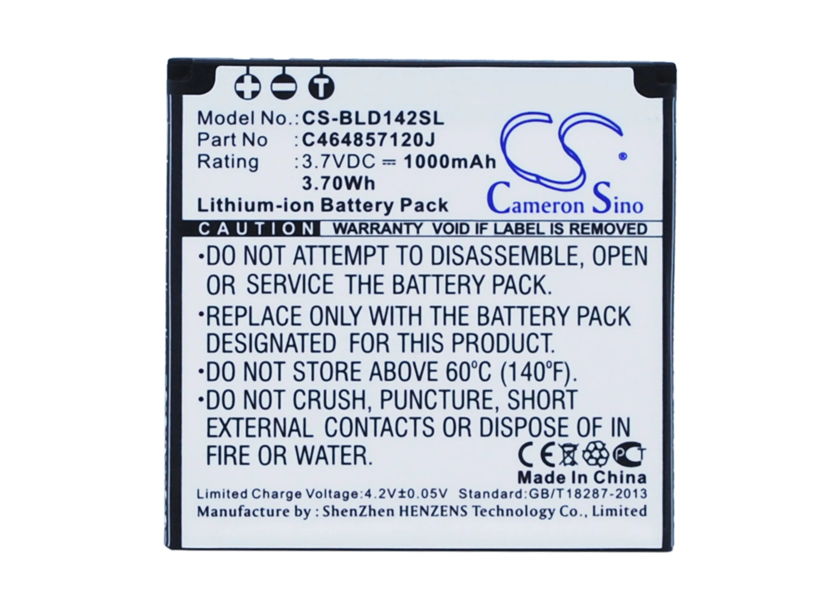 Аккумулятор Cameron Sino 1000 мАч C464857120J для BLU D142 DASH JR 4 0 Dash Junior 0|cameron sino|battery forcameron sino battery |