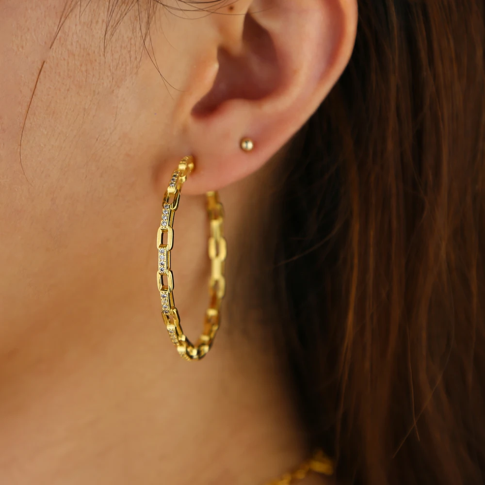 Новое поступление в стиле &quotхип хоп&quot Rock для женщин ювелирные изделия льдом cz