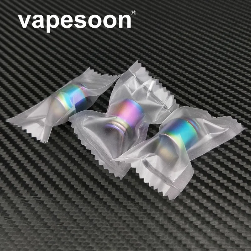 

VapeSoon Replacement Extend Rainbow Glass Tube +Stainless Steel Drip Tip For SMOK TFV8 BIG BABY 5ML Atomizer TANK