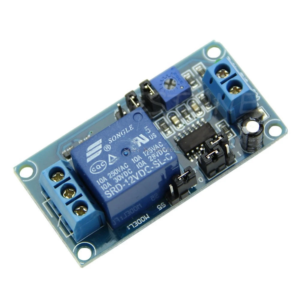 DC 12V Delay Relay with Timer Turn on off Switch Module -B119 | Инструменты