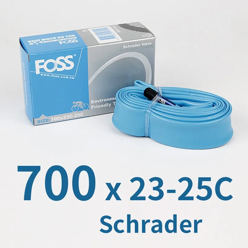 Внутренняя труба для велосипеда FOSS 700C 700 * 23-25C антибликовый Schrader внутренний