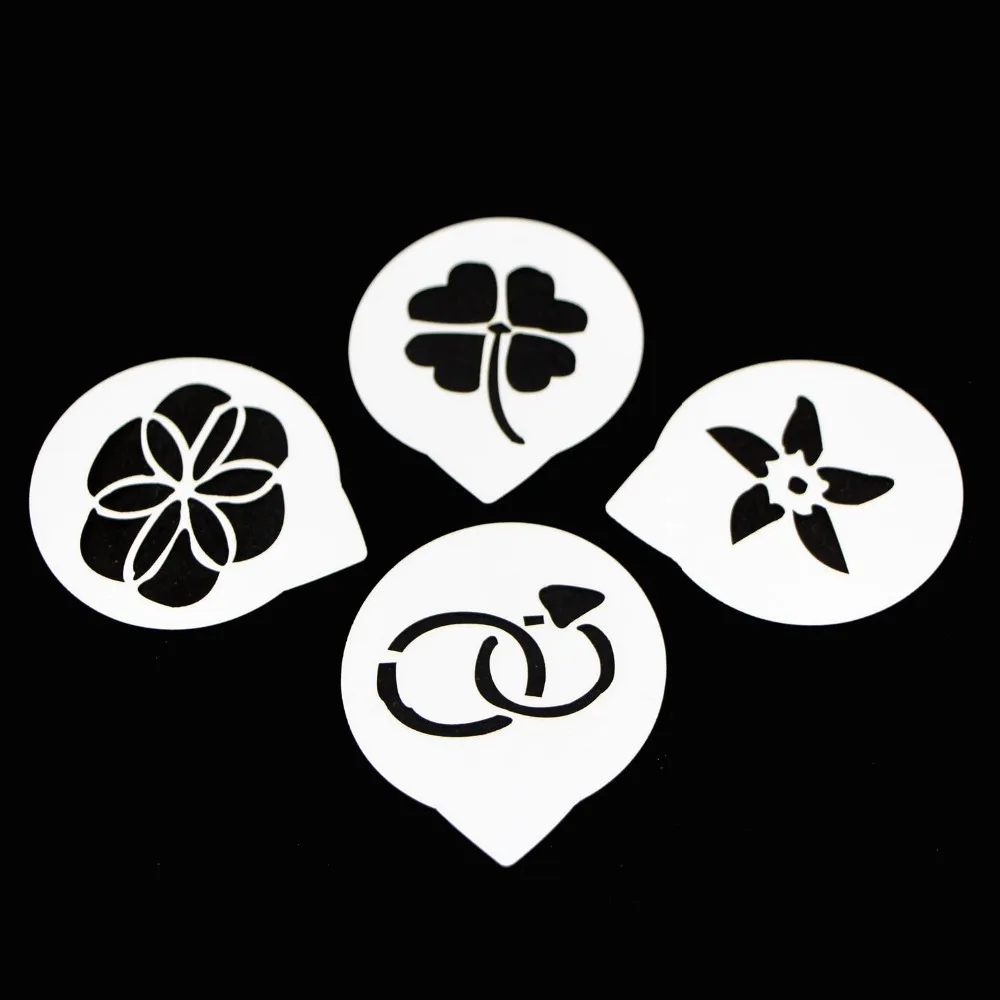 4 шт./лот пластиковые силиконовые формы для тортов кондитерские инструменты