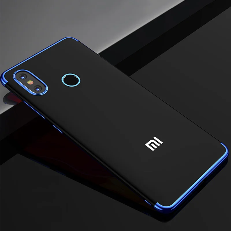 Blue ТПУ для телефона с покрытием Чехлы для Xiao mi Red mi K20 Pro 7 Note 7 6 5 Pro 6A 6 Pro Xiaomi mi 9 SE A2 8 Lite защитная задняя крышка Capas - Color: Blue