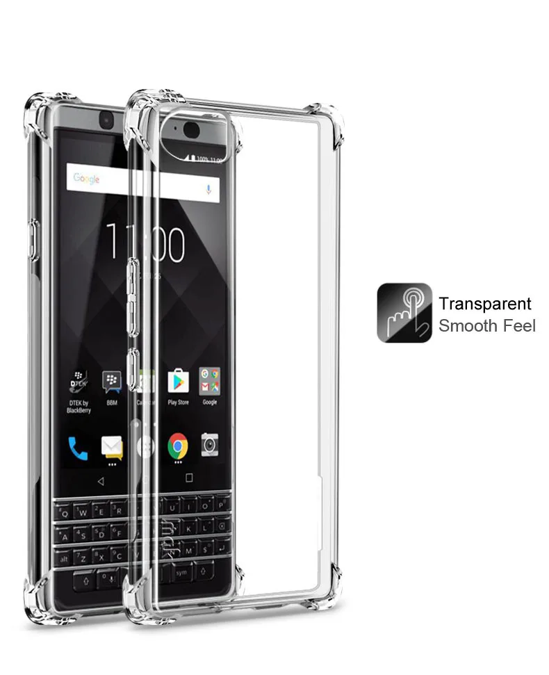 Imak Для Blackberry Keyone чехол с защитой экрана серии Подушка безопасности Мягкий ТПУ силиконовый чехол для Blackberry Mercury DTEK70