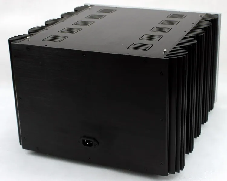 C-016 CNC все алюминиевые шасси чехол коробка шкаф для DIY аудио усилитель мощности 425 мм* 407 мм* 260 мм 425*407*260 мм