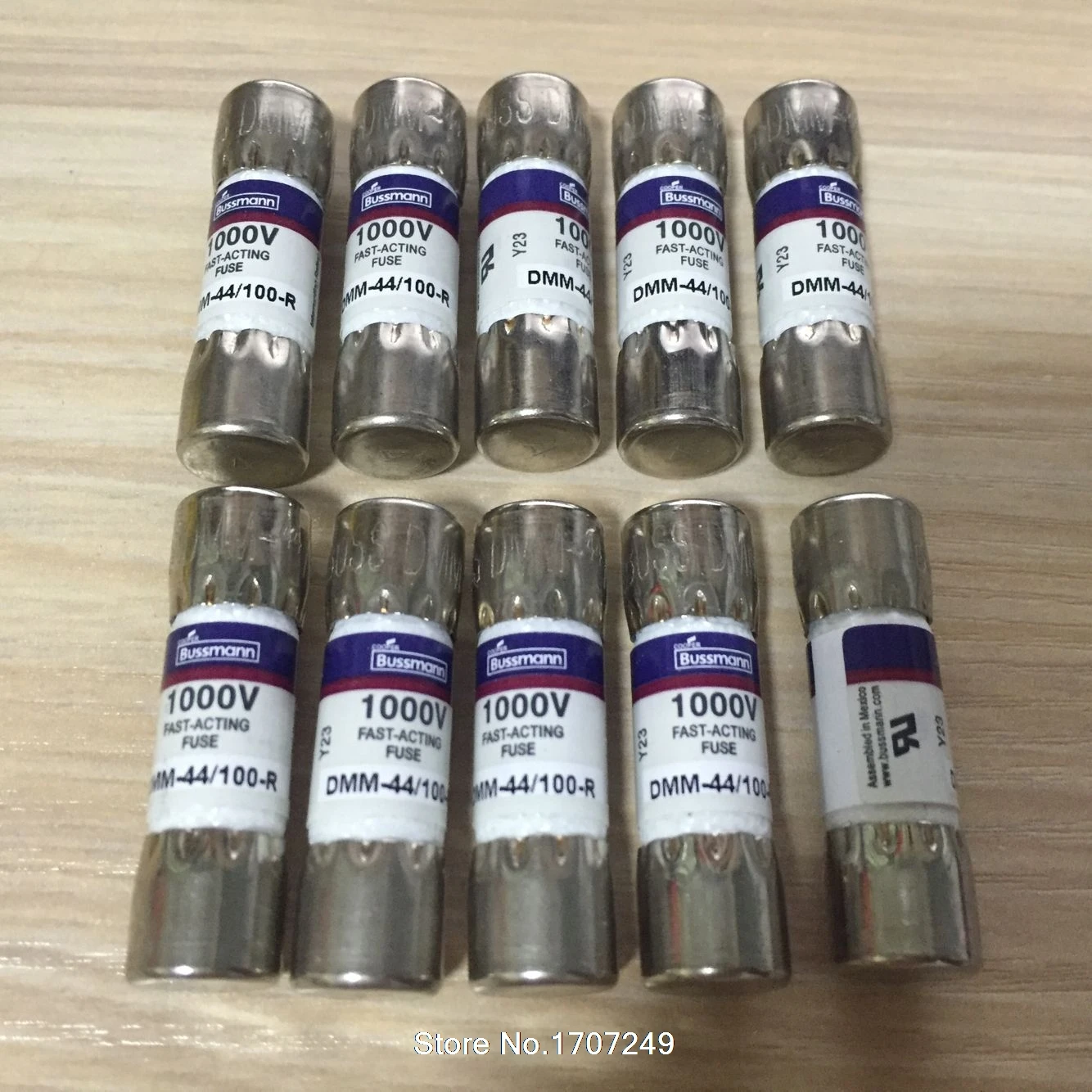 10 шт./Лот US BUSSMANN DMM B 44/100 BUSS FUSE R 10x35mm 1000V 0.44A 440mA Fluke мультиметр предохранитель|buss
