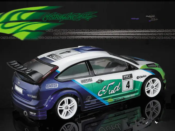 1 комплект фокус ST WRC PC drift RC PC корпус 190 мм ширина прозрачный чистый Без окрашивания дрейф корпус RC hsp hpi trax Tamiya