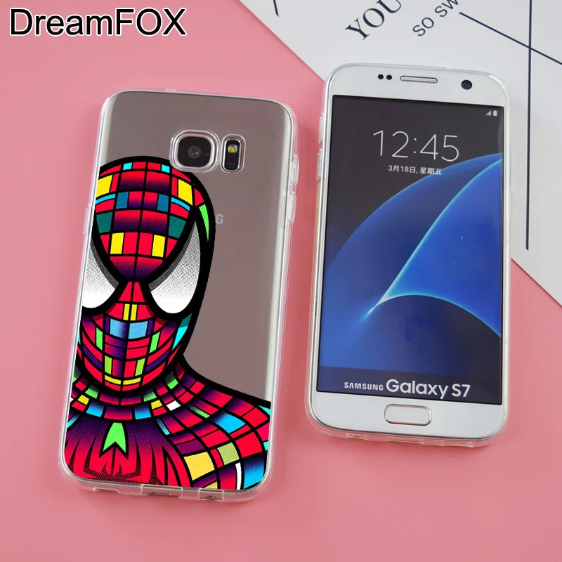 DREAMFOX L300 Новый супер герой Мягкий ТПУ силиконовый чехол для samsung Galaxy Note S 7 8 9 10 10e 11 11e