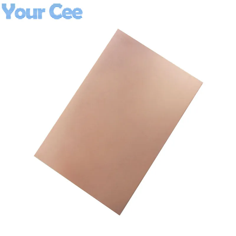 Одна сторона стекловолокна PCB покрытая медью пластина ламинат печатная плата