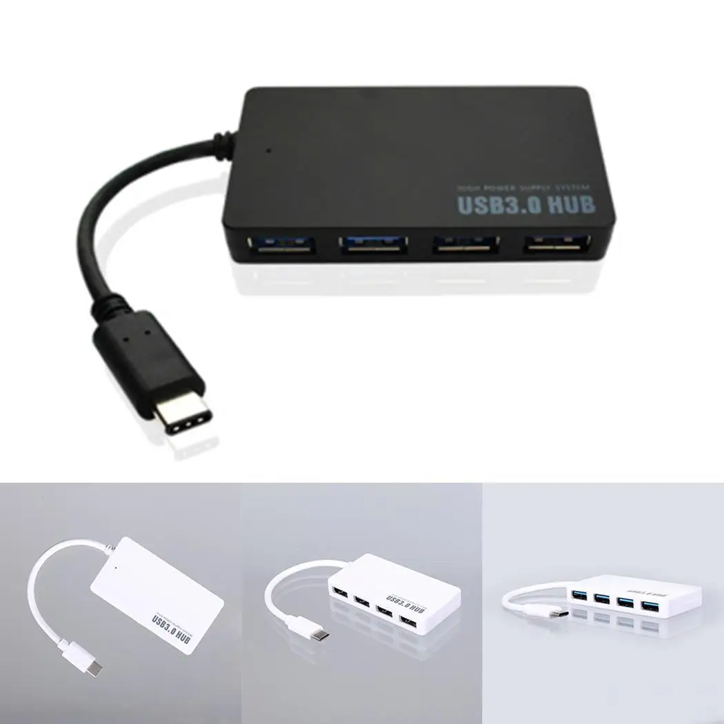 Портативный Мультифункциональный Тип C до 4 usb портов 10 см/3 9 дюйма 5GP/S 3 1