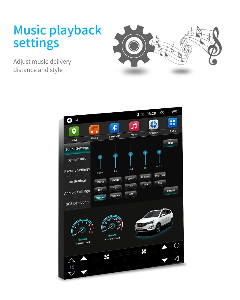 Android 8,1 вертикальный экран gps для Opel Astra J Vauxhall Buick Verano 2009- мультимедийный плеер