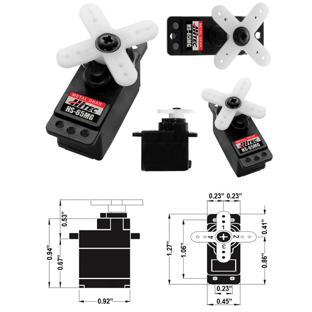 Оригинальный Hitec HS 65MG 65mg микро сервопривод Futaba JR Trex 450 V2|trex 450|micro servoservo futaba |
