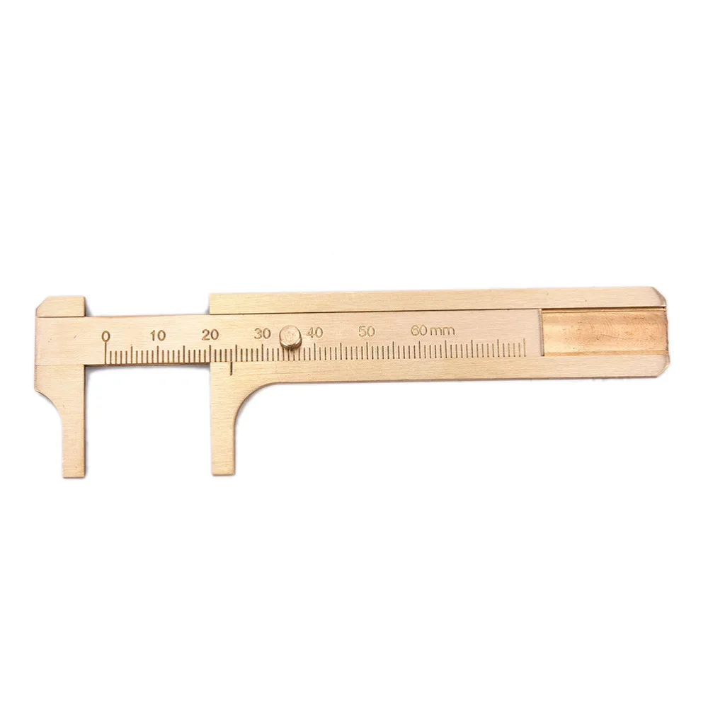 

1PCS 80mm Mini Measure Measurement Tool Pocket Brass Sliding Gauge Vernier Caliper Jewelry Measuring Hand Tools Set