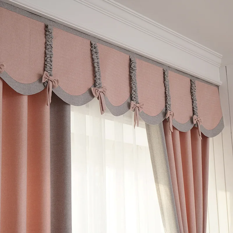 Новые скандинавские однотонные Детские затемняющие шторы для гостиной столовой