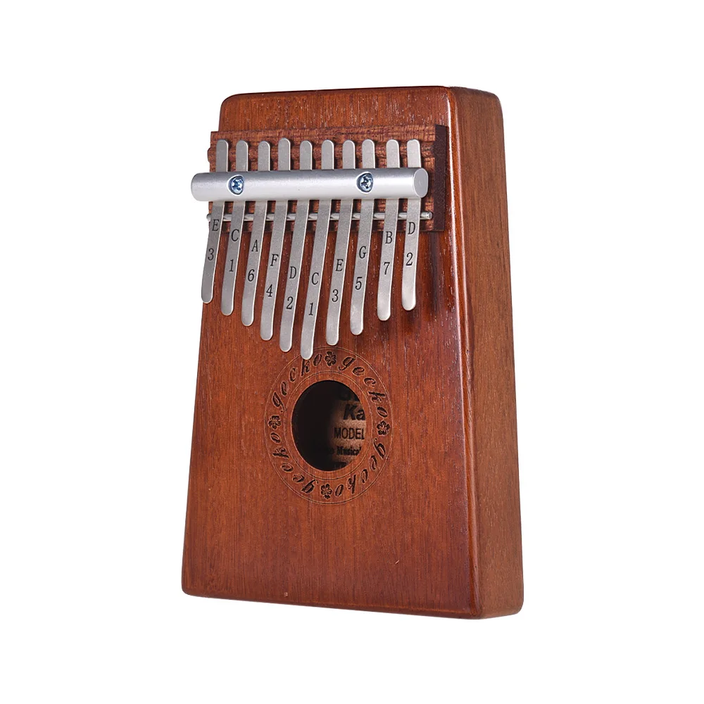 Пианино GECKO K10S 10 клавиш калимба Mbira красное дерево музыкальный инструмент подарок