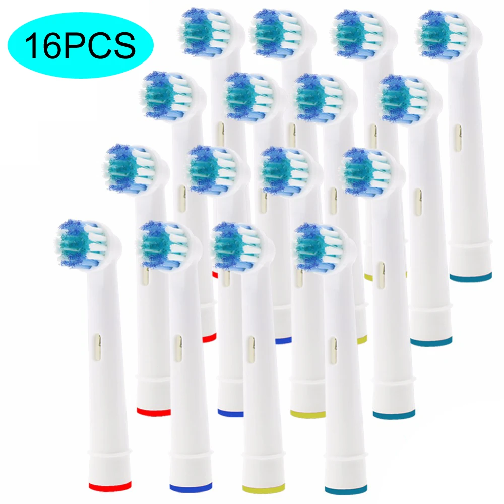 

16pcs Replacement Brush Heads For Nbhbj Electric Toothbrush Advance Power/Pro Health/Triumph/3D Excel/Vitality Precision Clean