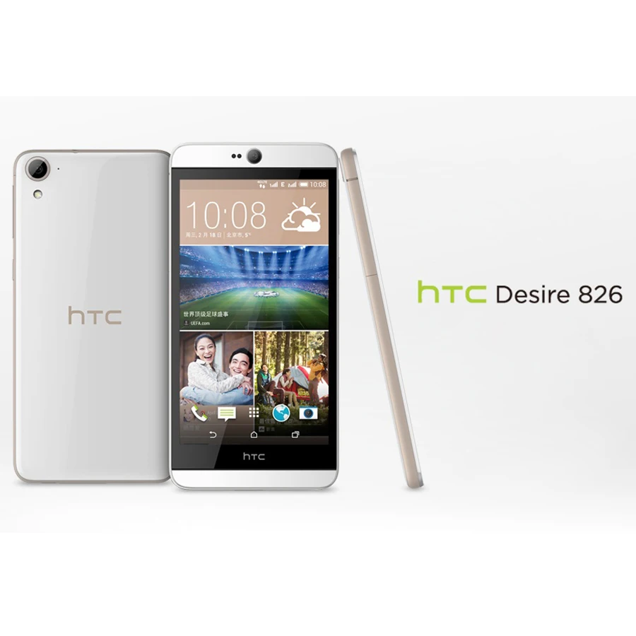 Восстановленный Оригинальный HTC Desire 826 Вт Восьмиядерный 5 дюйма две SIM карты 2 ГБ 16
