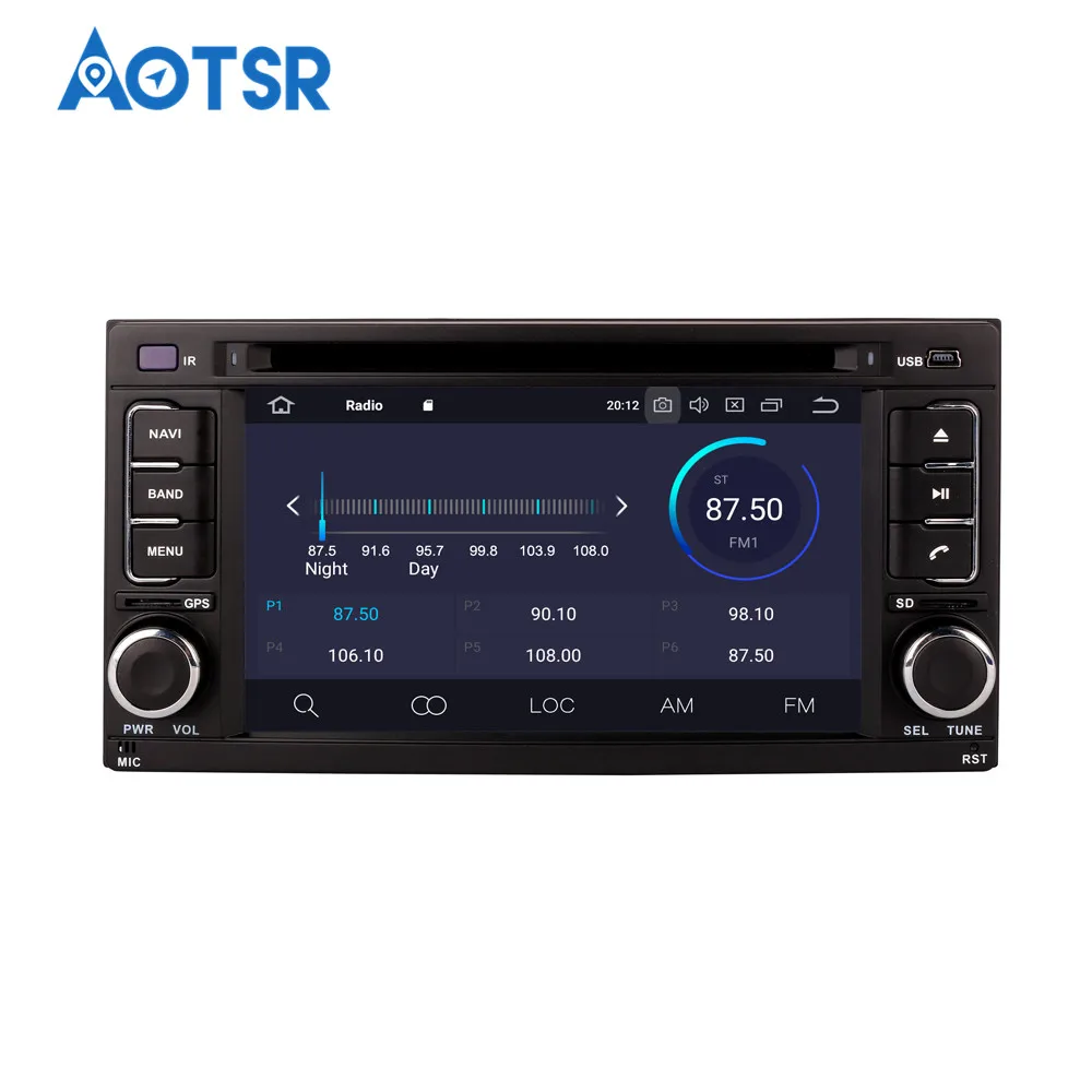 2 din Android 9 0 4 + 32 ГБ Автомобильный Радио Мультимедийный DVD плеер для Subaru Forester Impreza 2008
