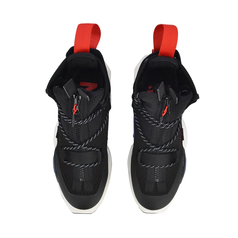 Li-Ning, унисекс, NYFW REBURN, Баскетбольная обувь для отдыха, ноская, Китай, с высокой подкладкой, спортивная обувь для фитнеса, кроссовки, AGBP038 XYL232