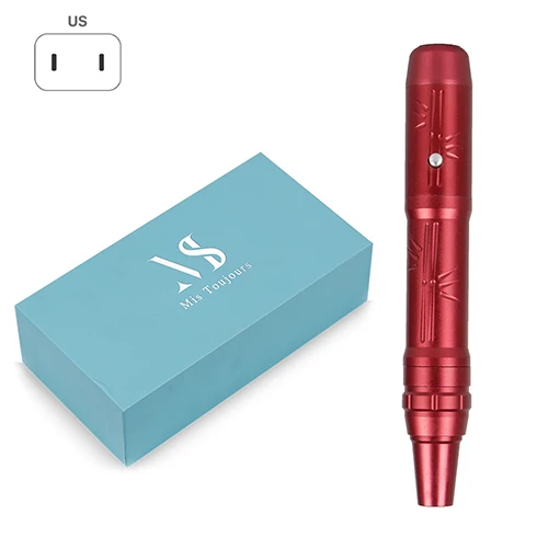 US Standard Plug Перманентный макияж машина Татуировка ручка для бровей Microblading Макияж инструмент для татуажа губ подводка для глаз Косметика Mezoroller ручка - Цвет: US Standard Plug