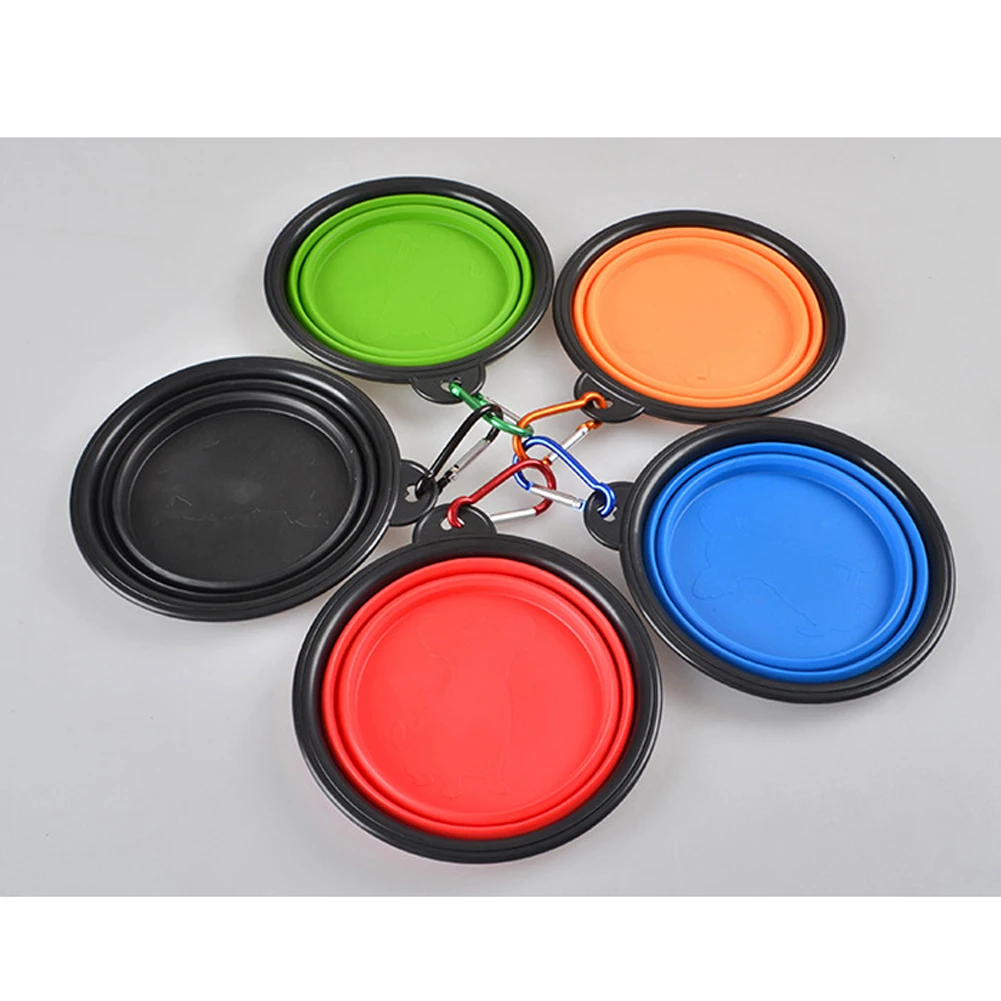 Складная Силиконовая миска для кормления собак 0333 дюймов|bowl silicone|silicone bowlsilicone folding