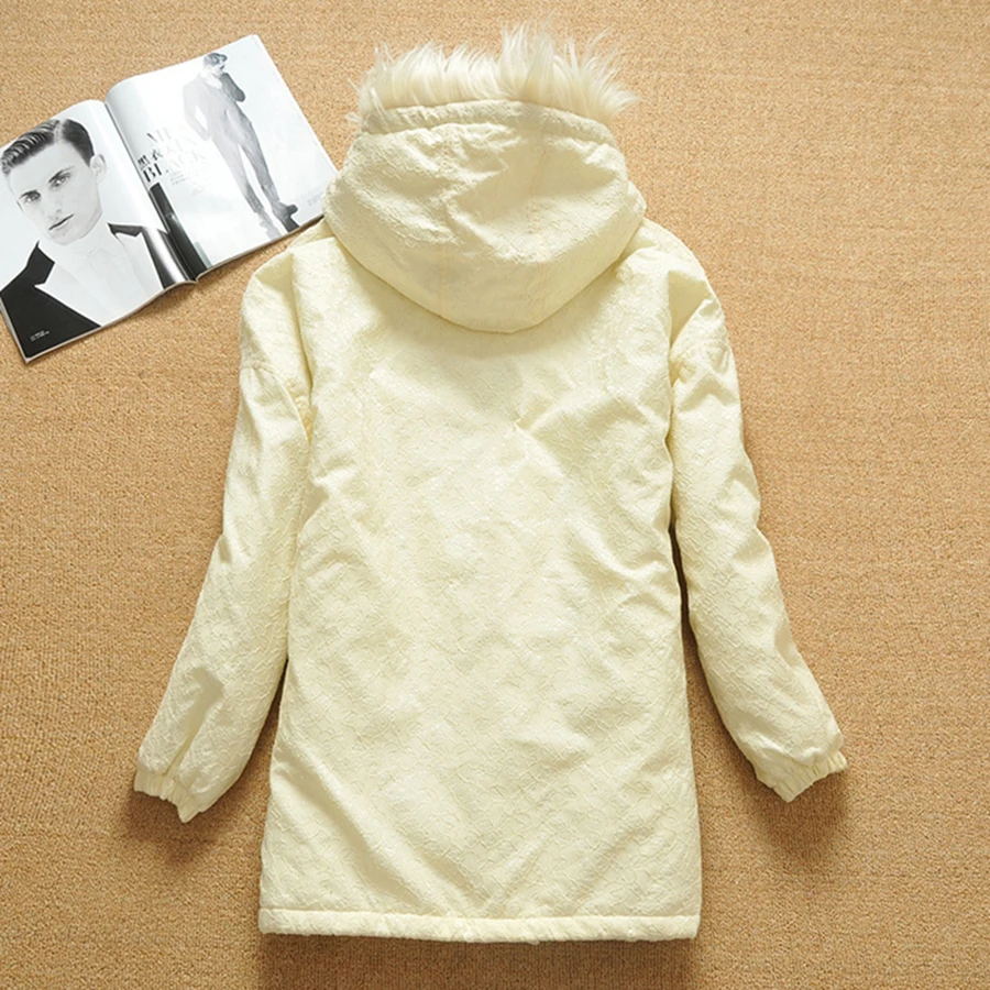 Хлопковое длинное пальто женские кружевные толстовки Белое Женское Palto Kawaii