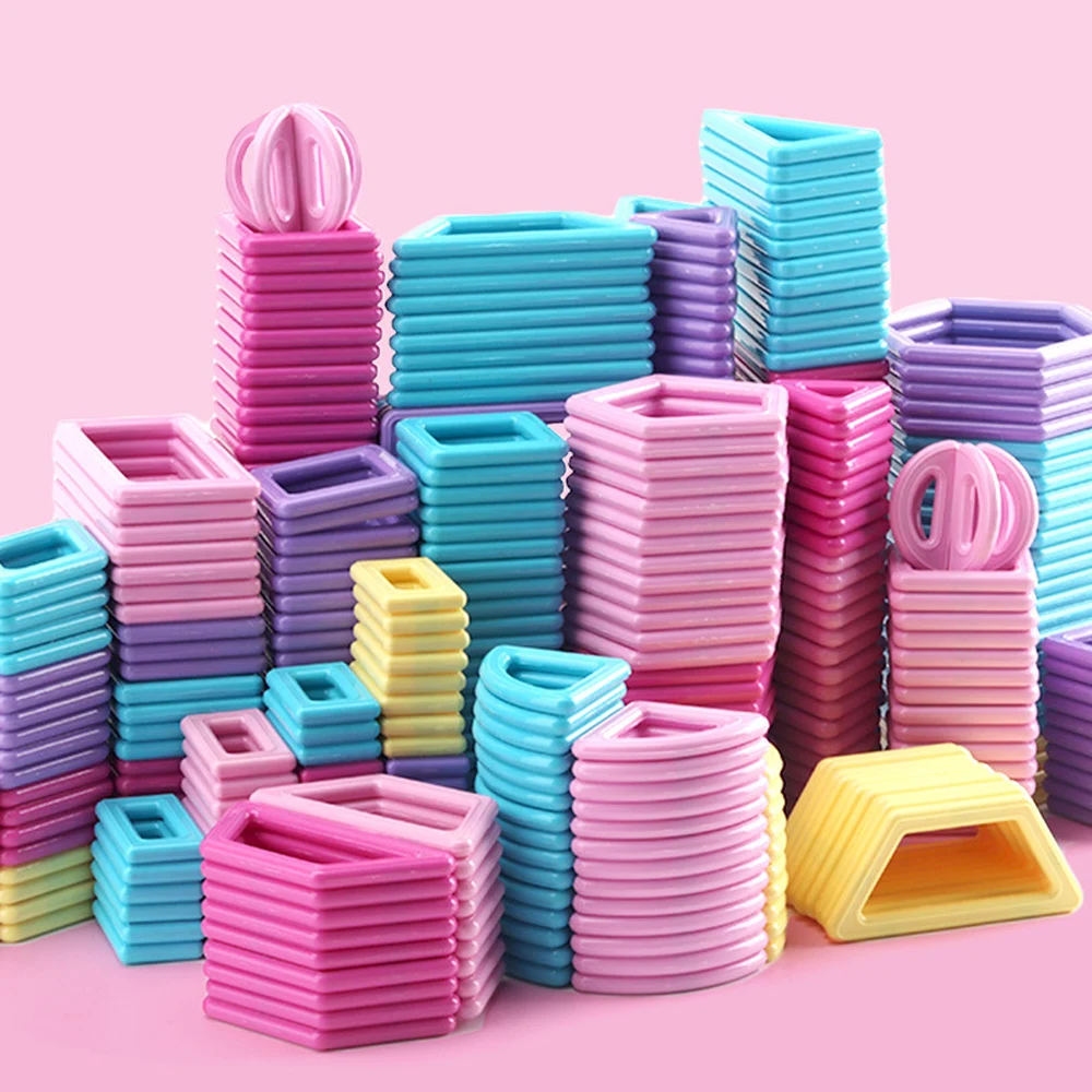 Bloques de construcci&oacute;n magn&eacute;ticos para ni&ntilde;os, juego de modelado de dise&ntilde;ador, juguetes magn&eacute;ticos para regalo, 62-346 piezas-5