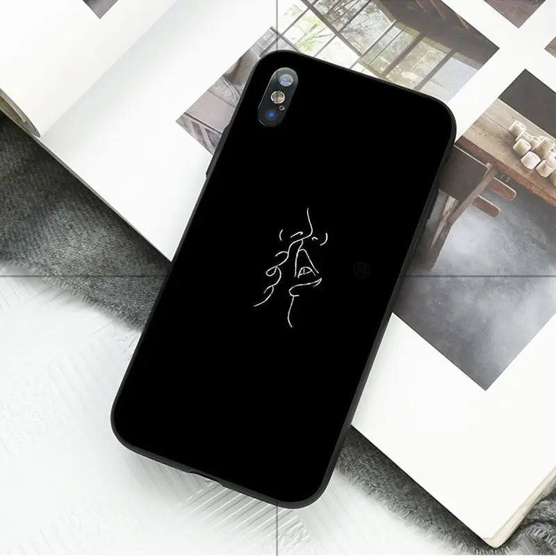 Ruicaica минималистичный стиль серии линий клиента чехол для телефона для Apple iPhone 8 7 6 6S Plus X XS MAX 5 5S SE XR Чехол для мобильного телефона s