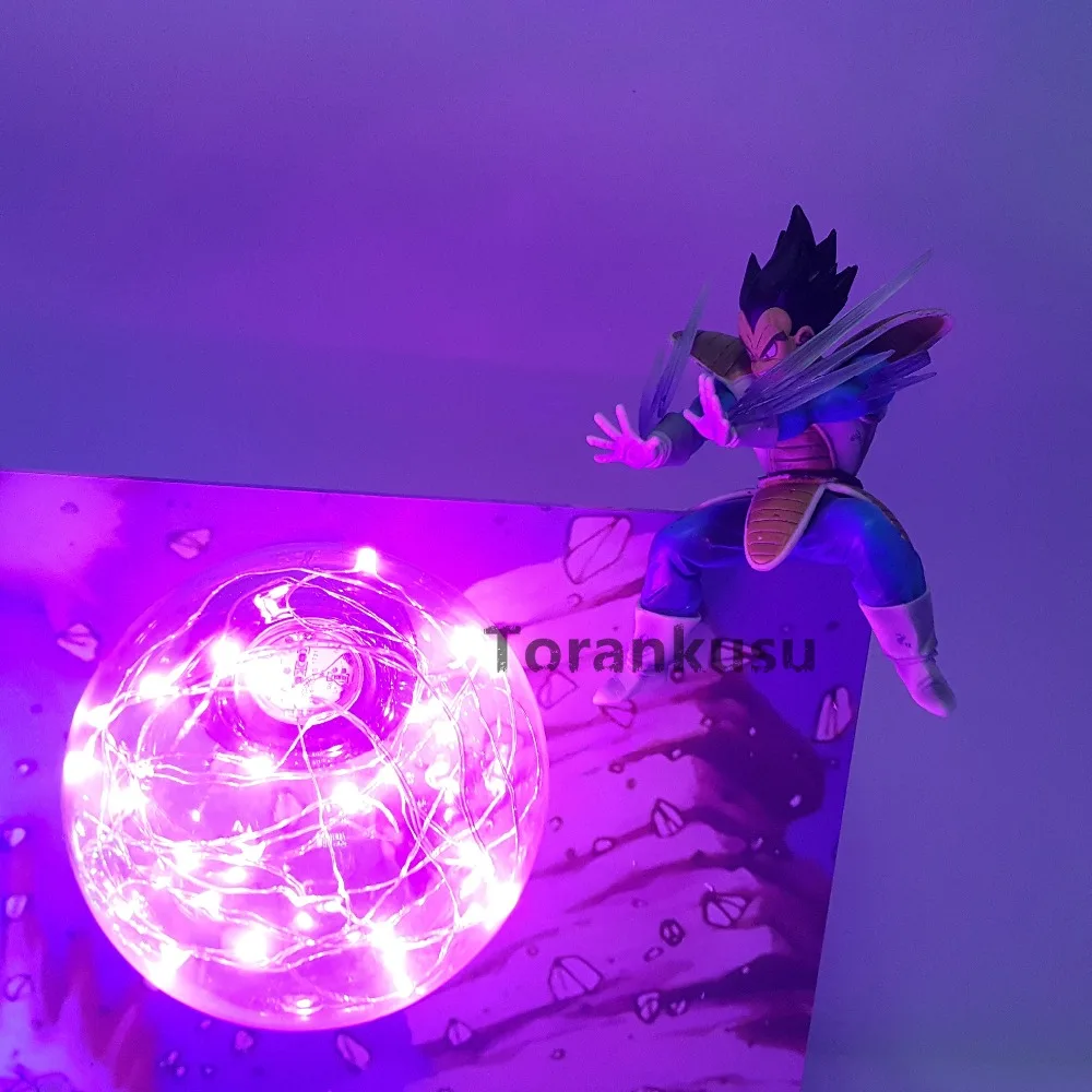 Dragon Ball Z Goku Kamehameha VS Vegeta Galick пистолет фигурки светодиодные игрушки аниме Dragon Ball Супер Сон Гоку Вегета фигурка игрушка
