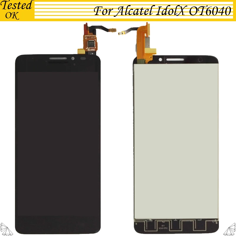 Сенсорный экран для Alcatel One Touch Idol X OT 6040 6040A 6040D 6040X OT6040 ЖК дисплей с сенсорным